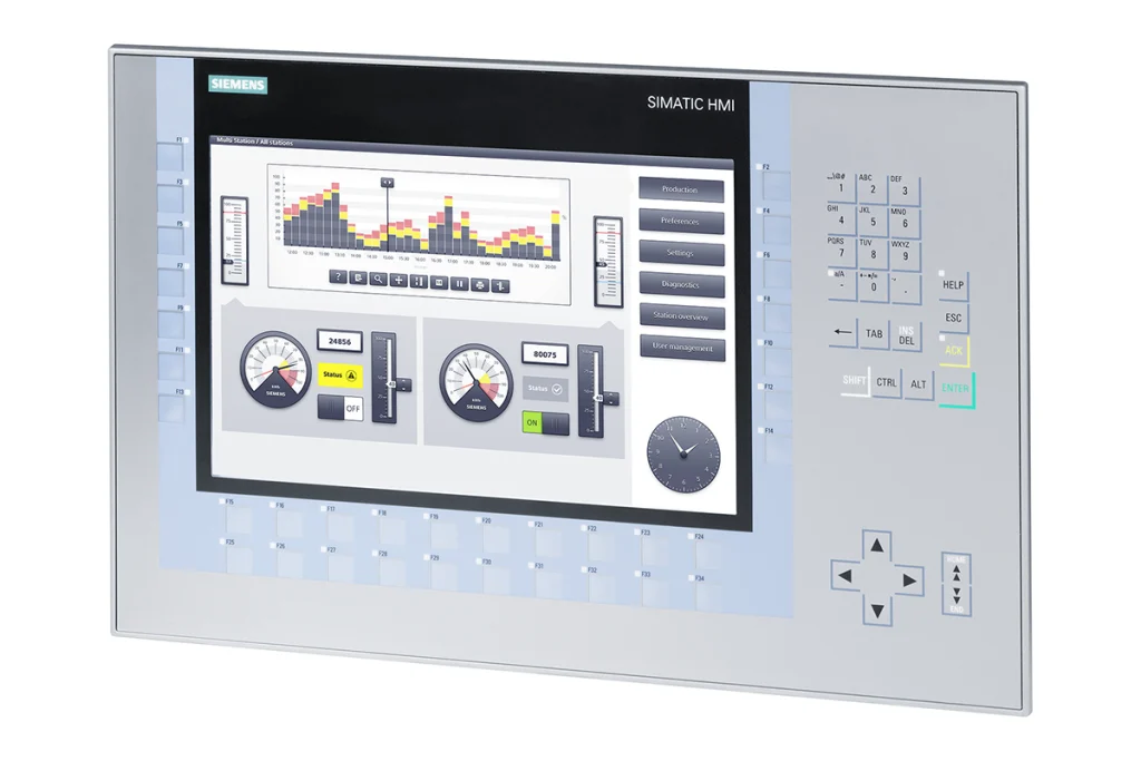 Siemens HMI using TIA Portal Software (WinCC Comfort/Advanced)
